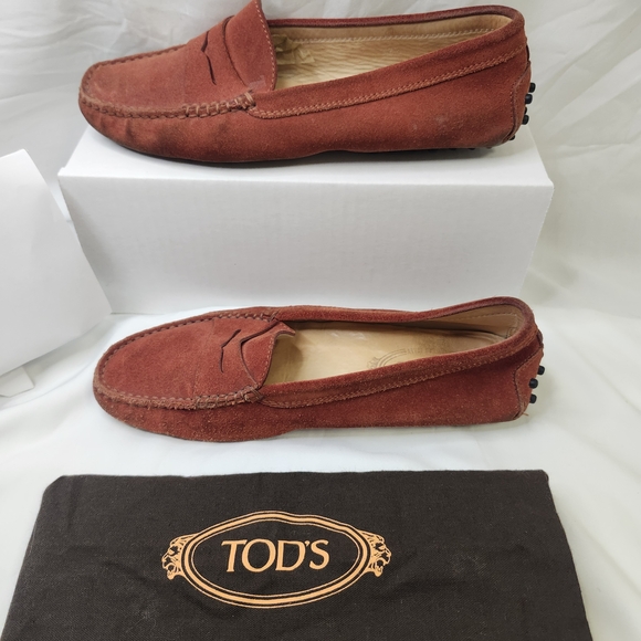Tod's Women's Suede Loafers - Picture 5 of 8